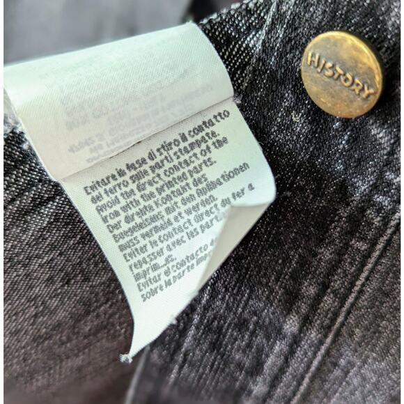 Iceberg History × Peanuts Denim Jean Jacket S/M Snoopy 90s Street Grunge Italy - Picture 16 of 16